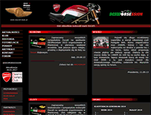 Tablet Screenshot of ducati-klub.pl